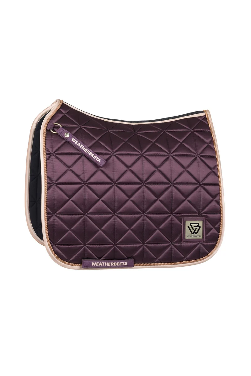 WeatherBeeta Satin Luxe Air-Tec Tapis de selle dressage Chocolate S