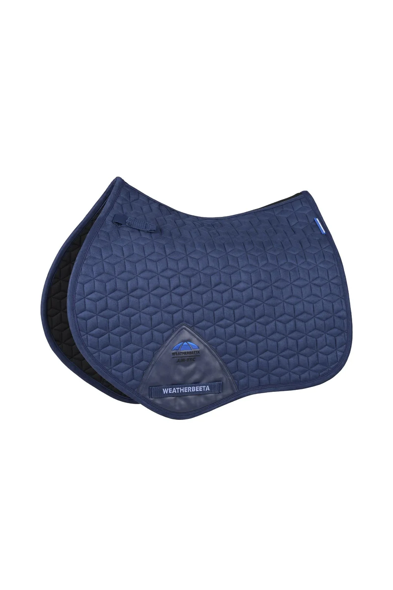 WeatherBeeta Suede Elite Air-Tec Tapis de selle de saut Navy S