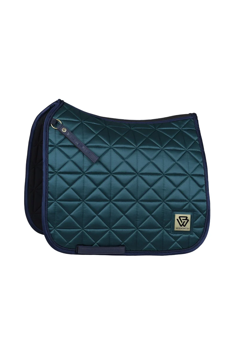 WeatherBeeta Satin Luxe Air-Tec Tapis de selle dressage Forest Green S