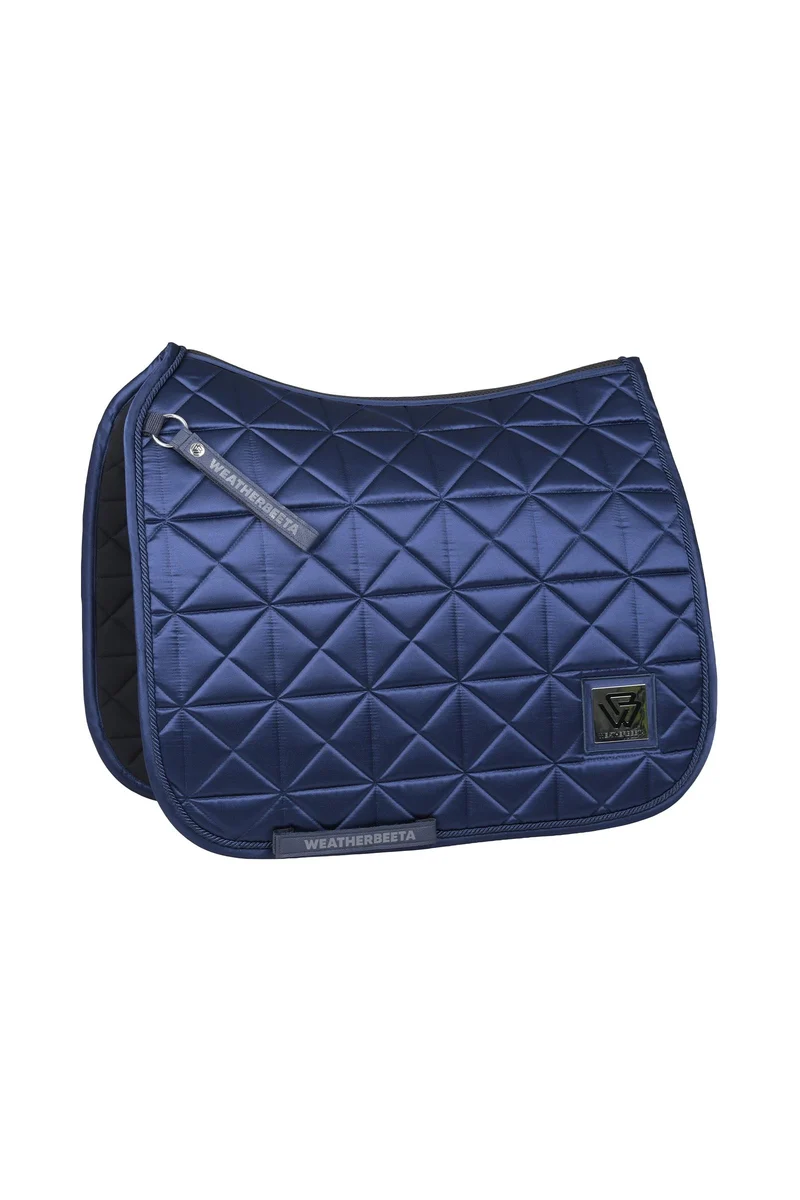 WeatherBeeta Satin Luxe Air-Tec Tapis de selle dressage Navy S