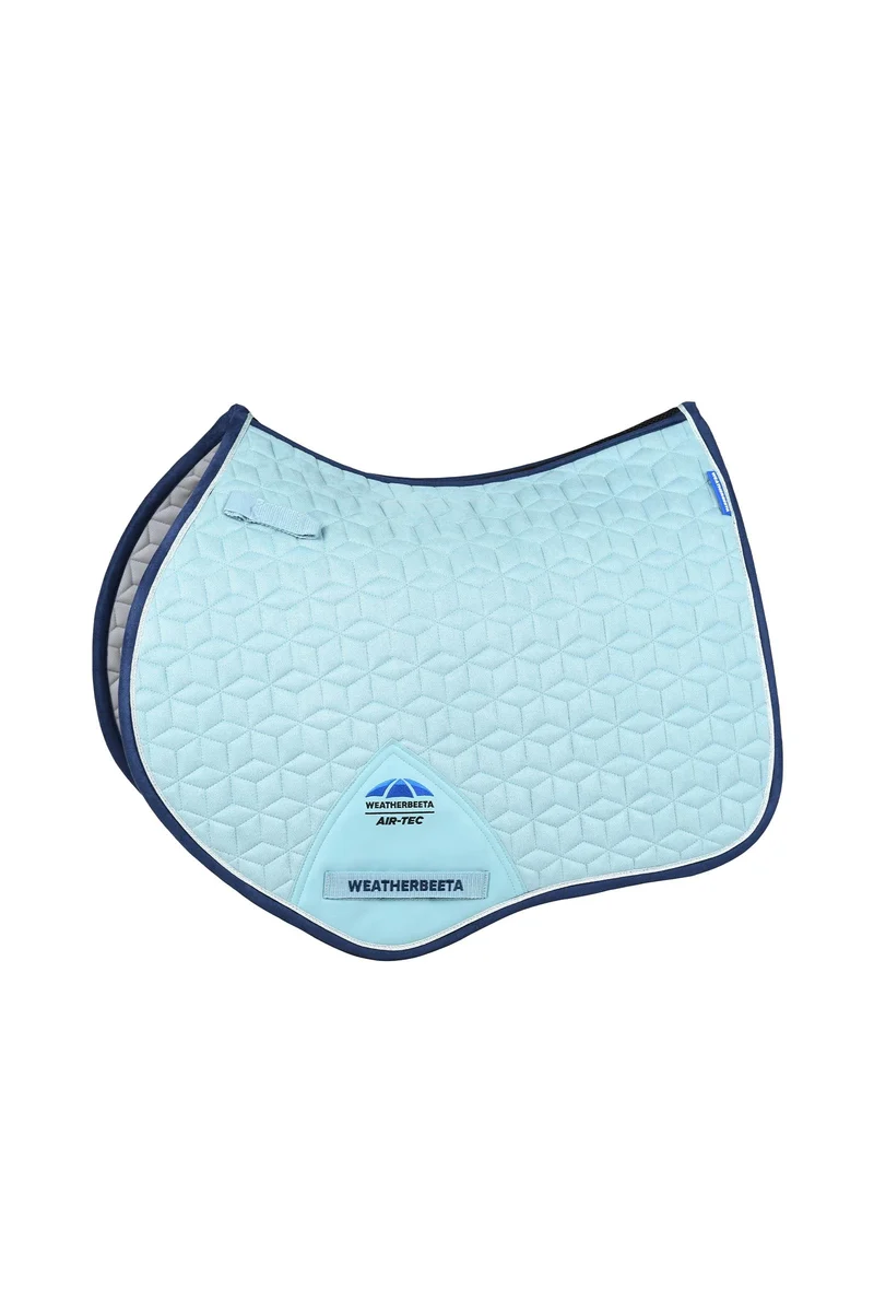 WeatherBeeta Suede Elite Air-Tec Tapis de selle de saut Aqua S