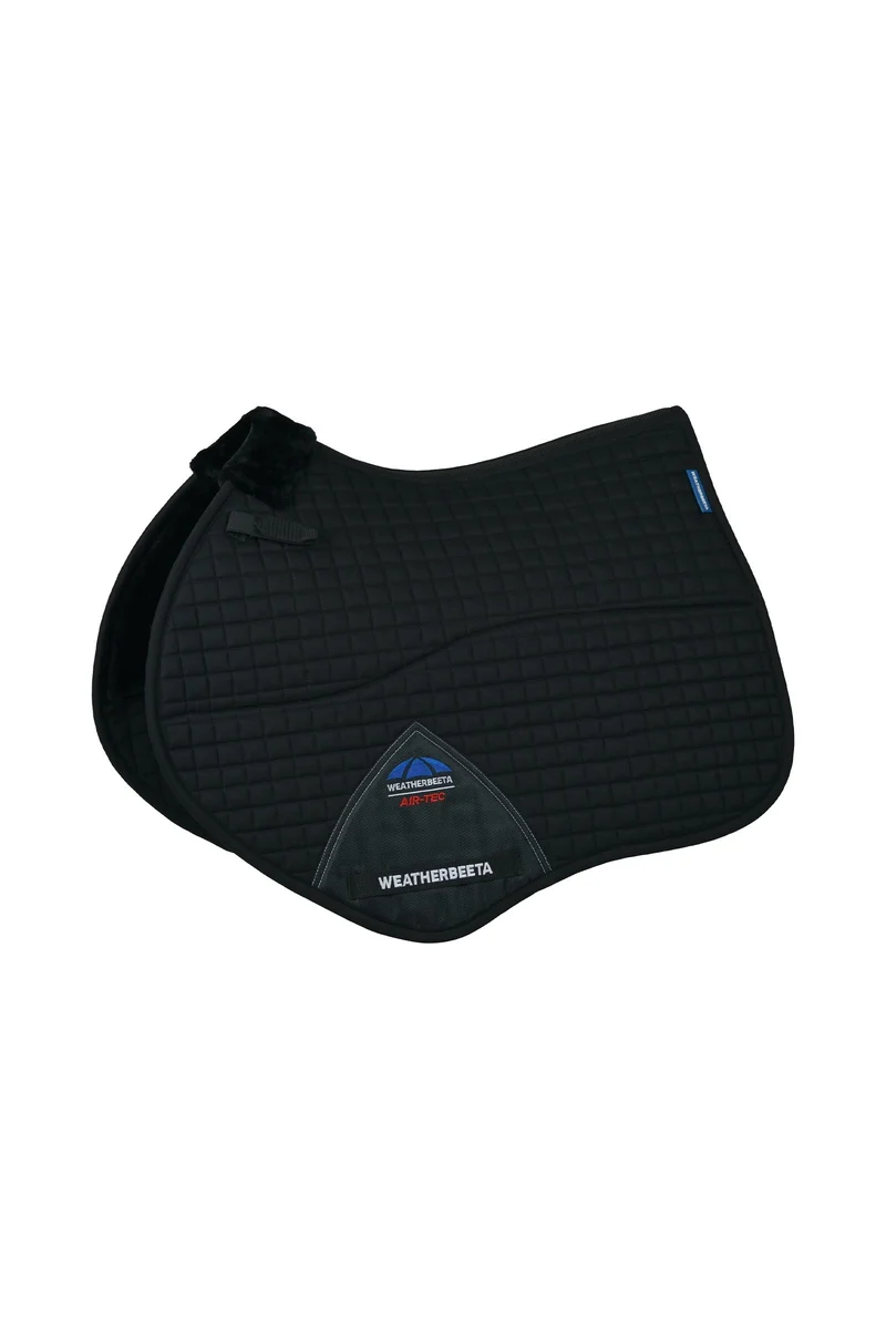 WeatherBeeta Prime Air-Tec Comfy Fleece Tapis de selle de saut Black S