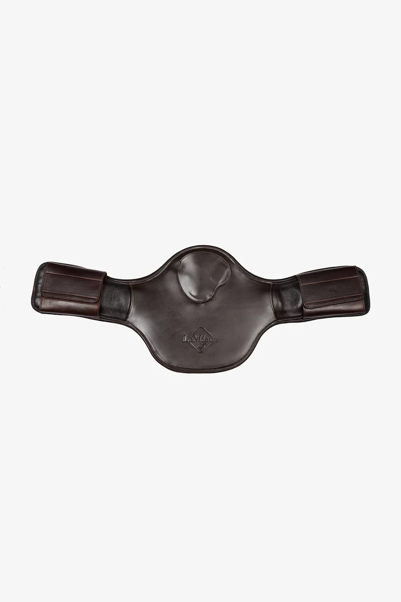 Gel-Tek Sangle Courte Anatomique avec Bavette et Aimant Brown 75 cm
