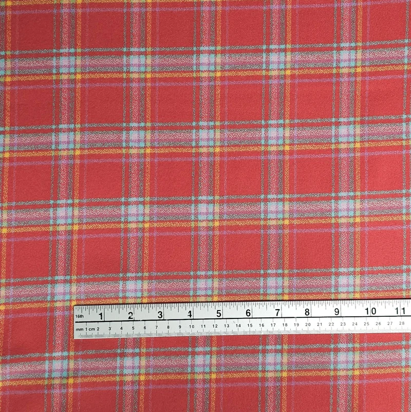Flanelle Organique Mammoth Junior | Fraise | Robert Kaufman