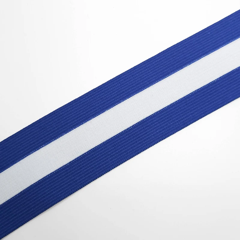 Élastique de ceinture athlétique classique | Bleu & Blanc