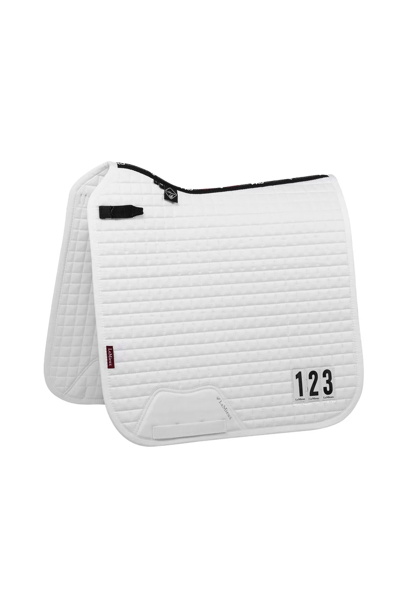 Dressage Competition Square tapis de selle dressage White P-C