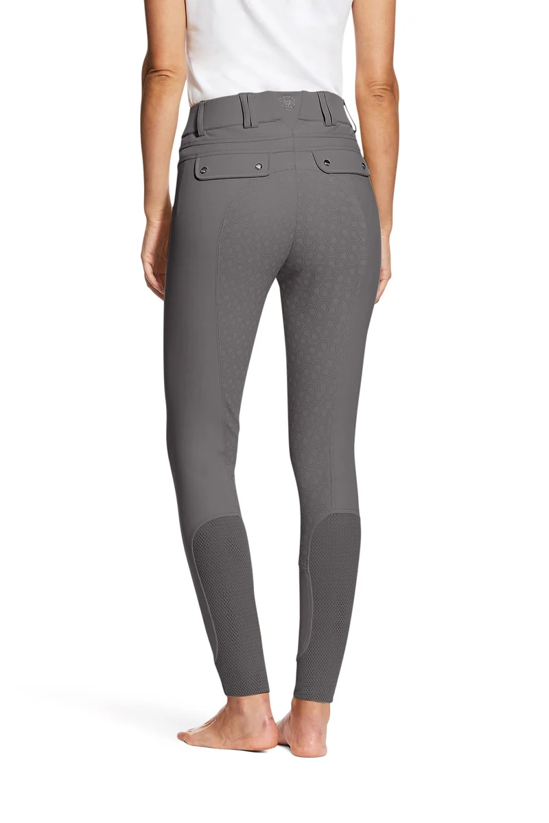 Tri Factor Pantalon d’équitation femme avec fond silicone intégral Paloma grey 40 Regular