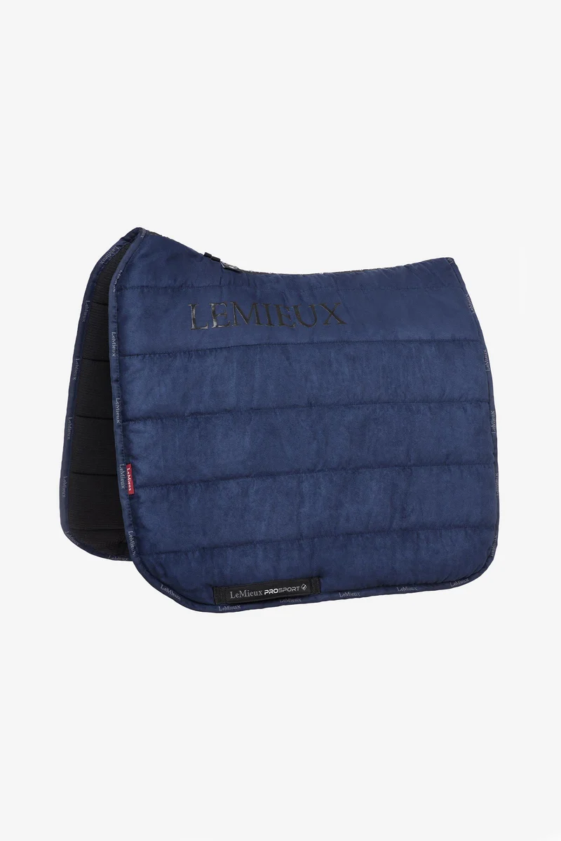 Tapis de travail dressage Suede Navy L