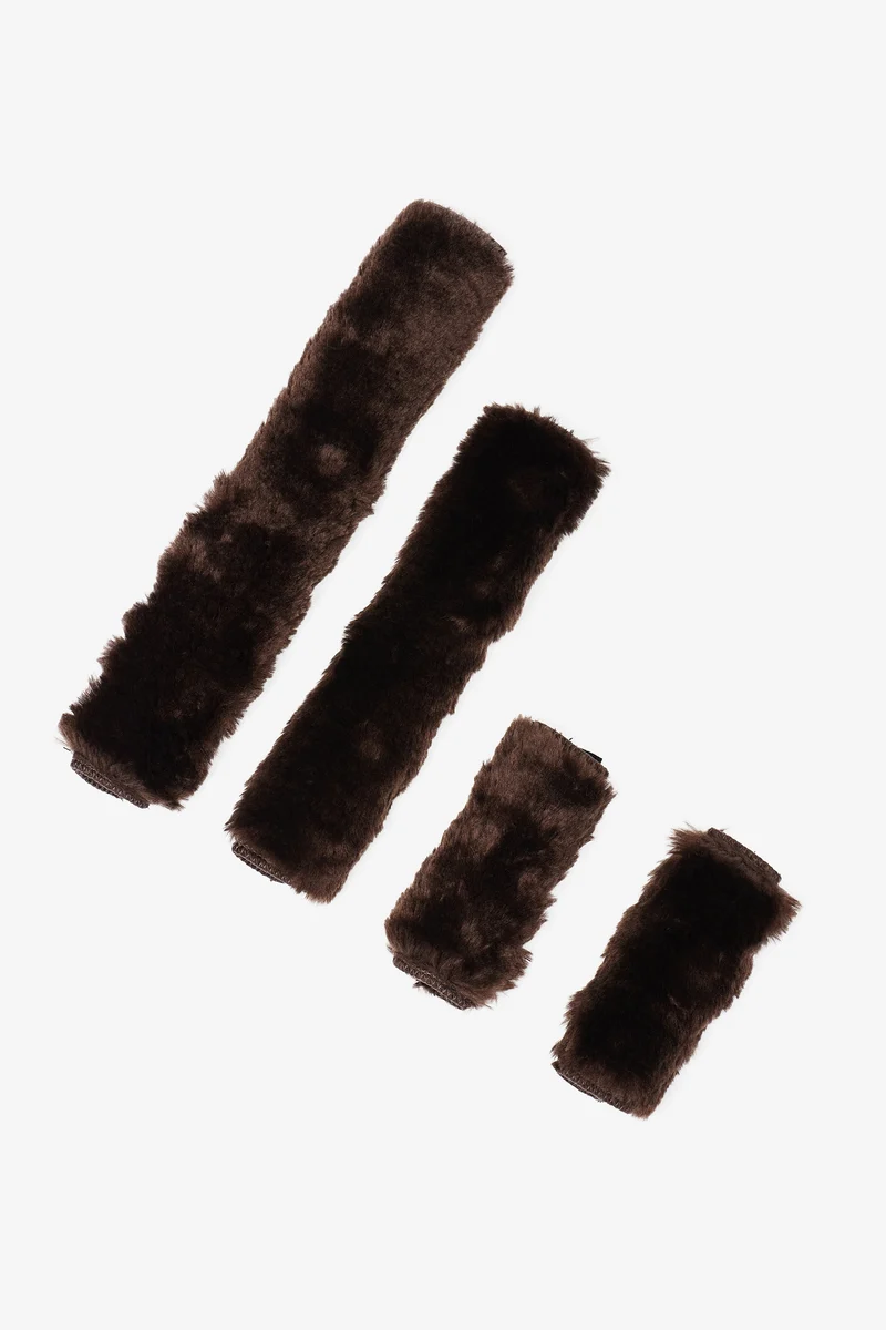 Simuwool Set de Licol Brown Taille unique