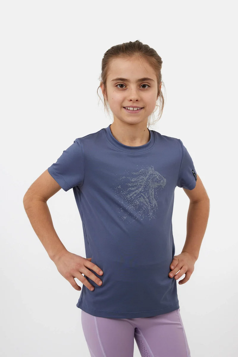 Young Rider Wilda t-shirt Grisaille 146-152