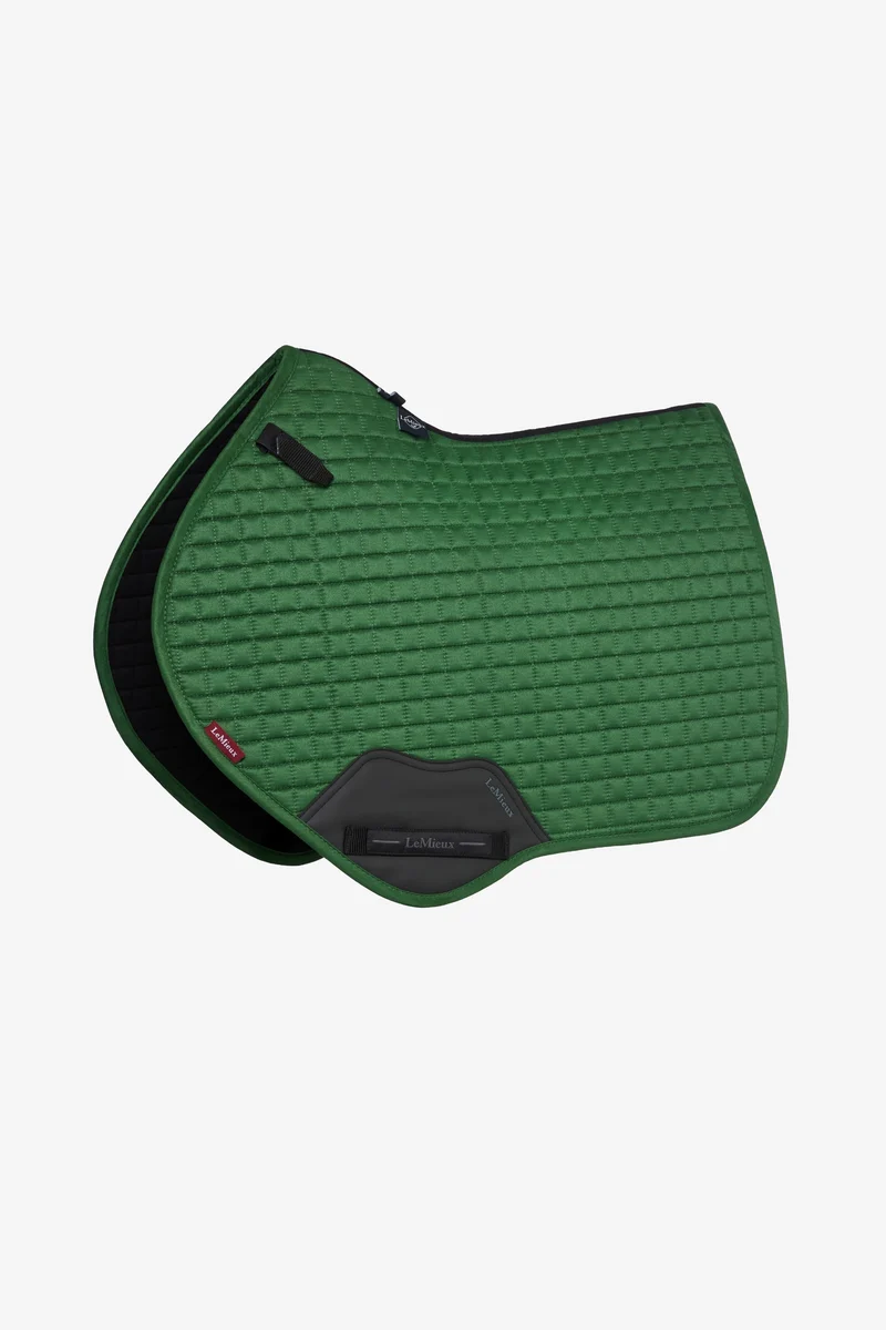 Tapis de selle obstacle Suede Close Contact Hunter Green L