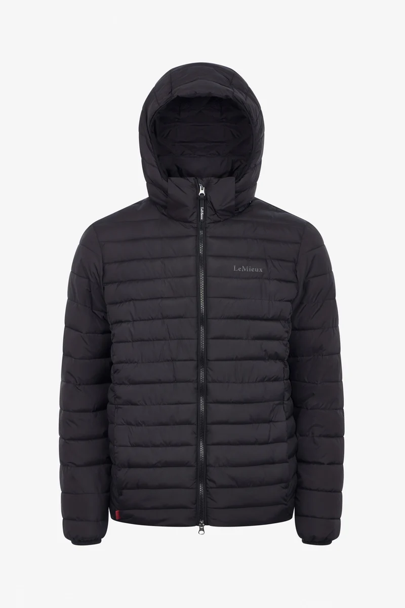 veste matelassée à capuche pour homme Black XL