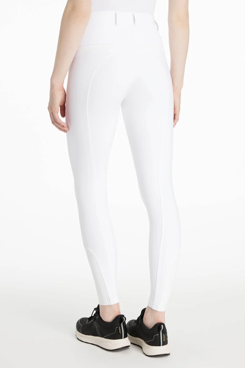 Isabelle pantalon d’équitation femme grip genoux White 44