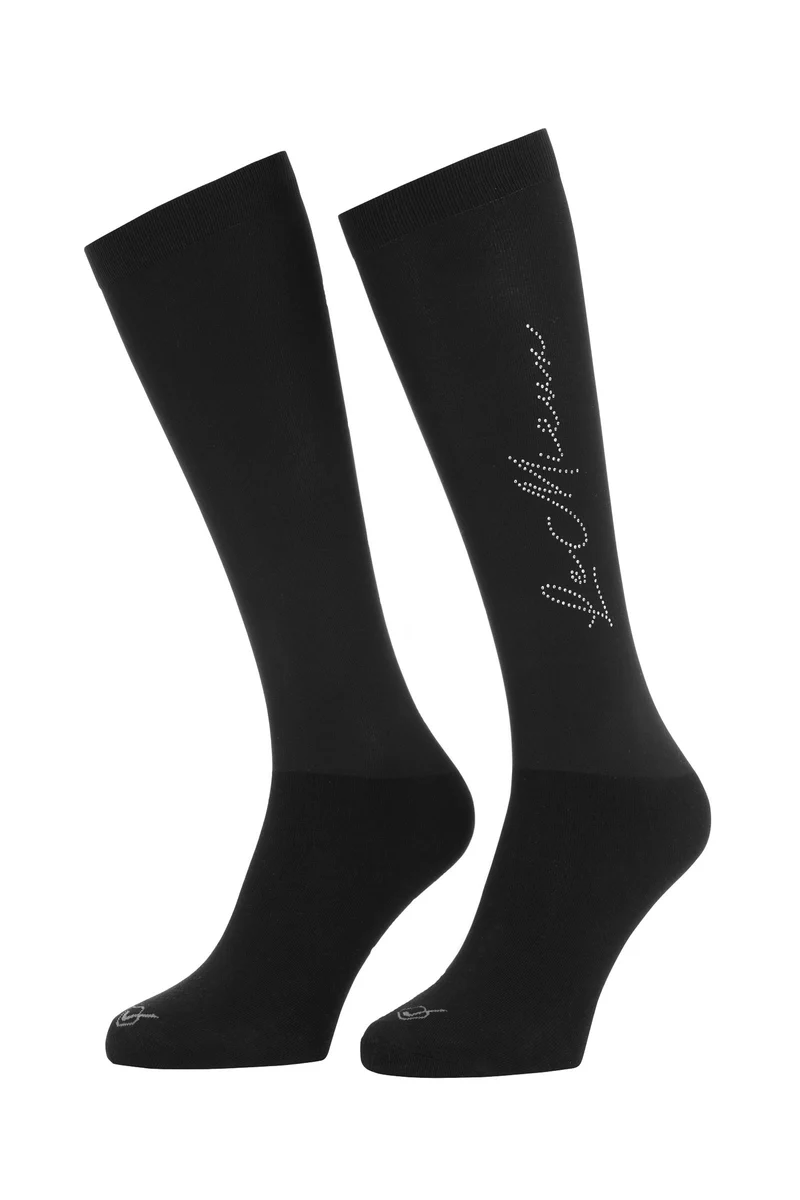 Sparkle Chaussettes de Compétition Black L