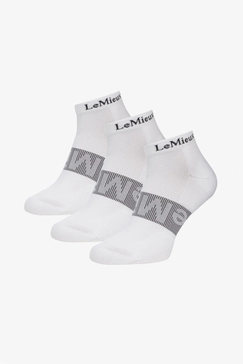 chaussettes Trainer (lot de 3) White M