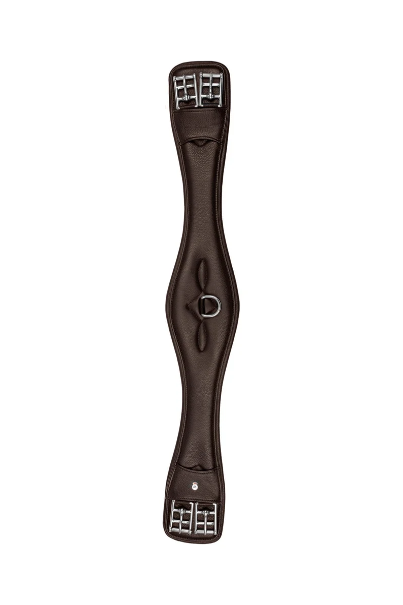 sangle en cuir Comfort, courte Brown 85 cm