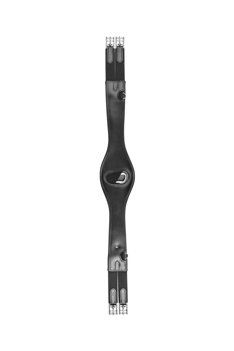 sangle en cuir, longue Black 110 cm