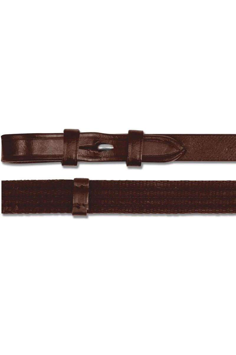 rênes en toile avec crochets, 19 mm Brown Taille unique