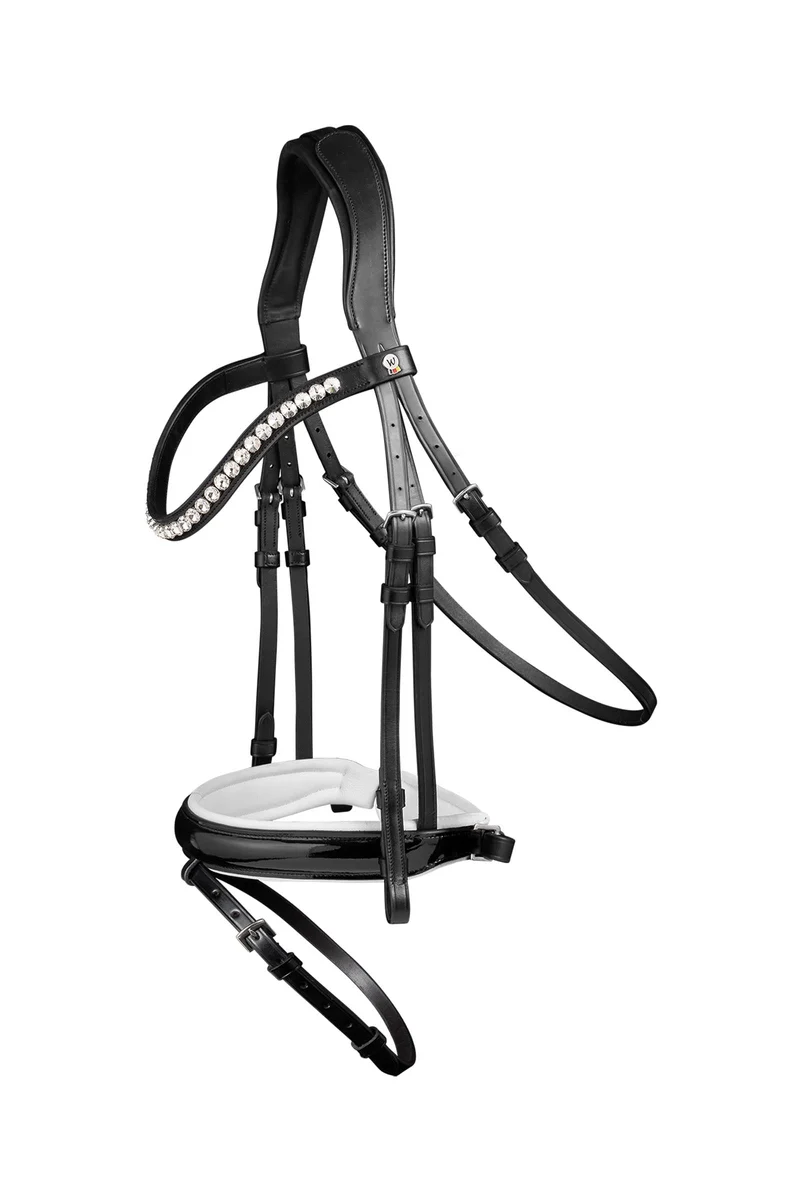 X-Line Evermore bride avec muserolle pullback Black/White F