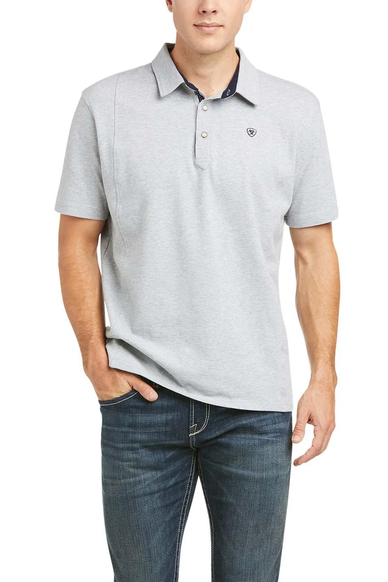 Polo Homme Medal Grey M
