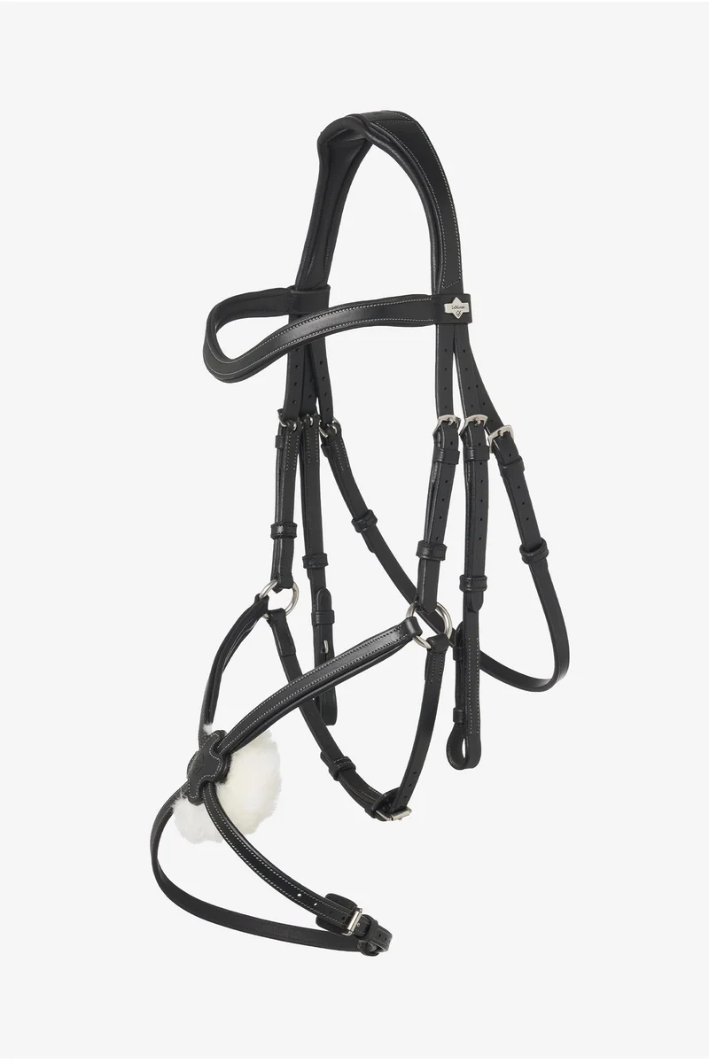 Arika Grackle bridon Black/Silver X-Full