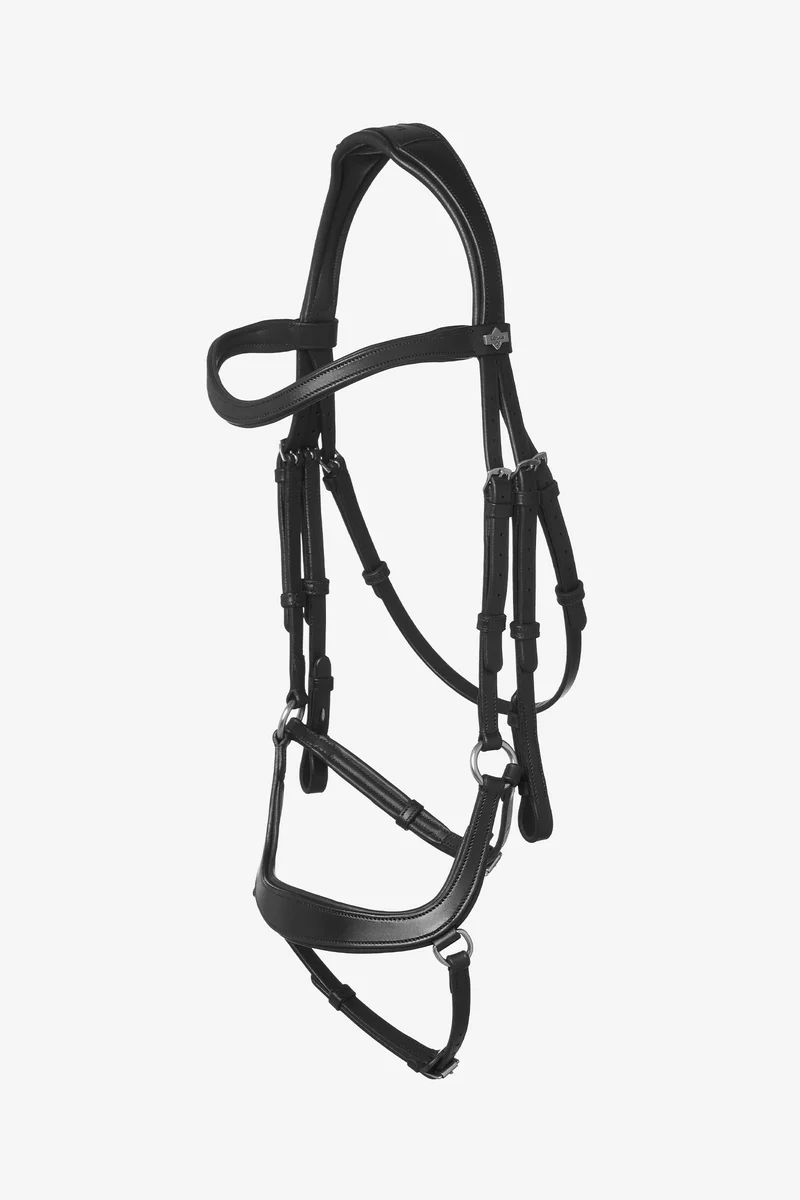 Arika bridon à muserolle drop Black/Silver C