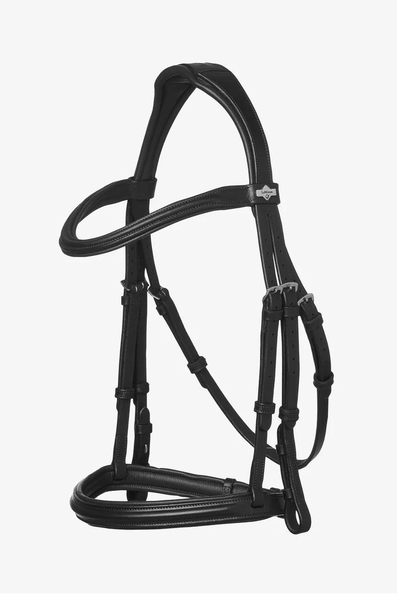 Arika bridon cavesson Black/Silver C