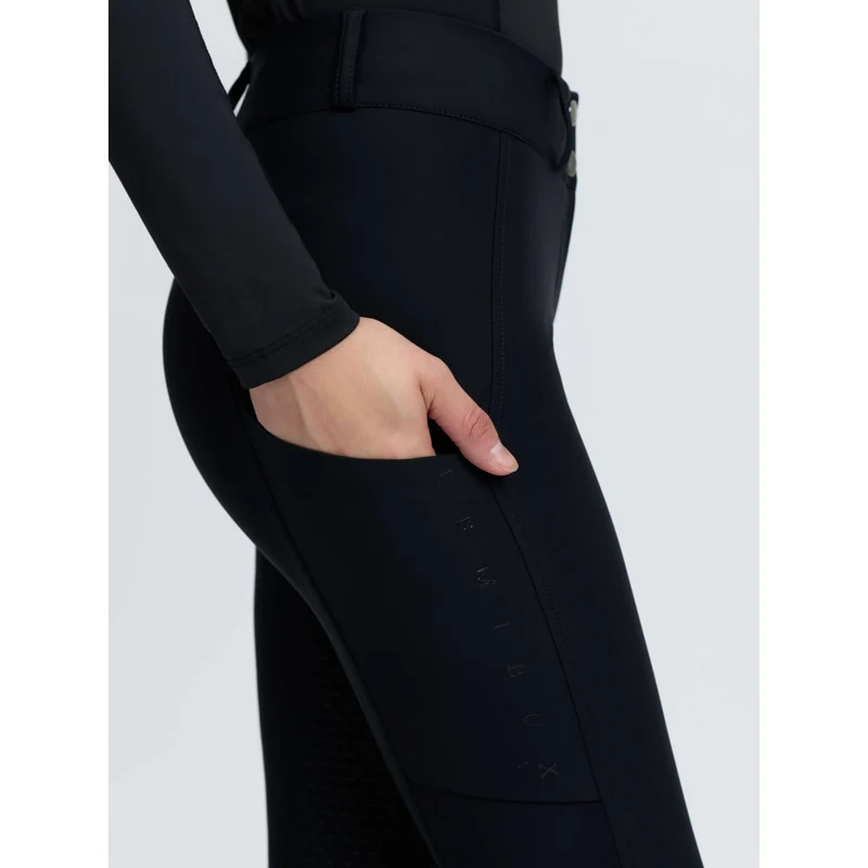 LeMieux Pantalon d'Équitation Stormwear Prise de Genou Noir