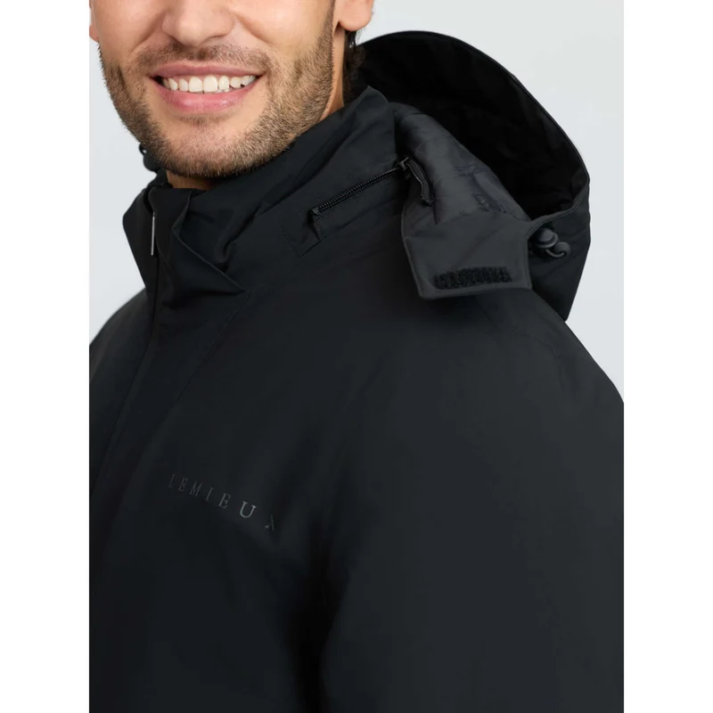 LeMieux Veste Longue Waterproof Training Hommes Noir