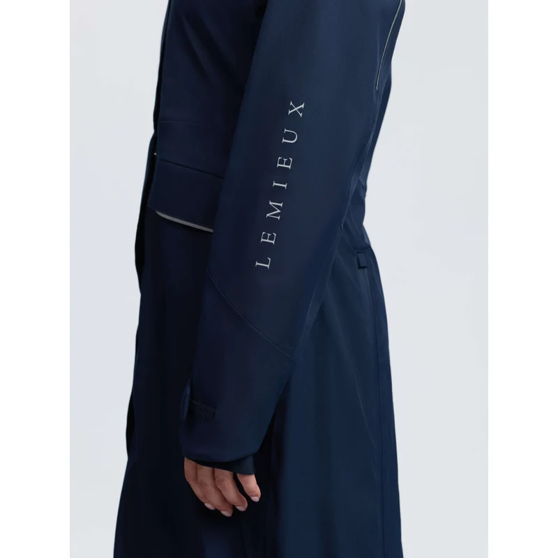 LeMieux Veste Longue Stormwear Performance Riding Marine
