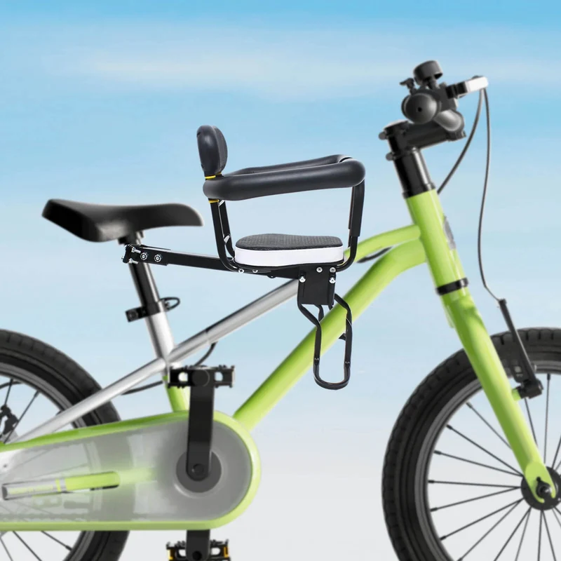 FirstRide™ | Siege enfant velo avec position frontale rassurante et assise sécurisée