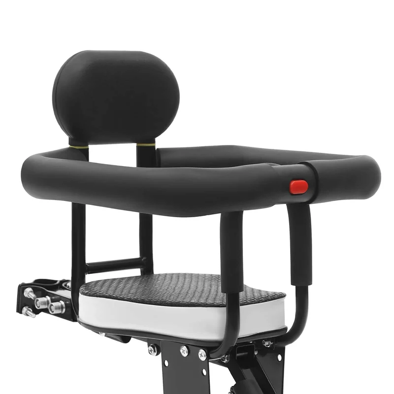 FirstRide™ | Siege enfant velo avec position frontale rassurante et assise sécurisée