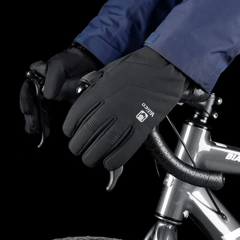 WindGuardX™ | Gants velo hiver avec barrière imperméable et chaleur constante