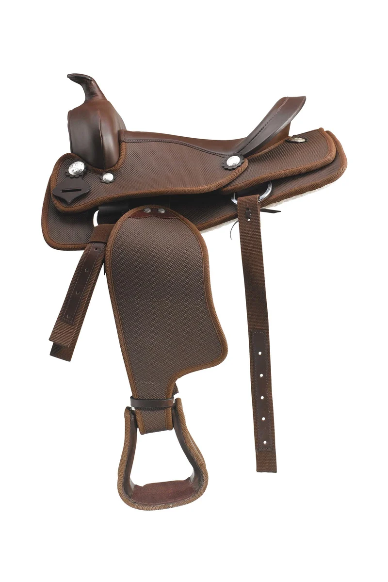 Selle western synthétique Brown 10