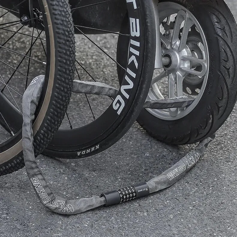 IronLoop™ | Antivol velo haute résistance avec code sécurisé et revêtement anti rayures