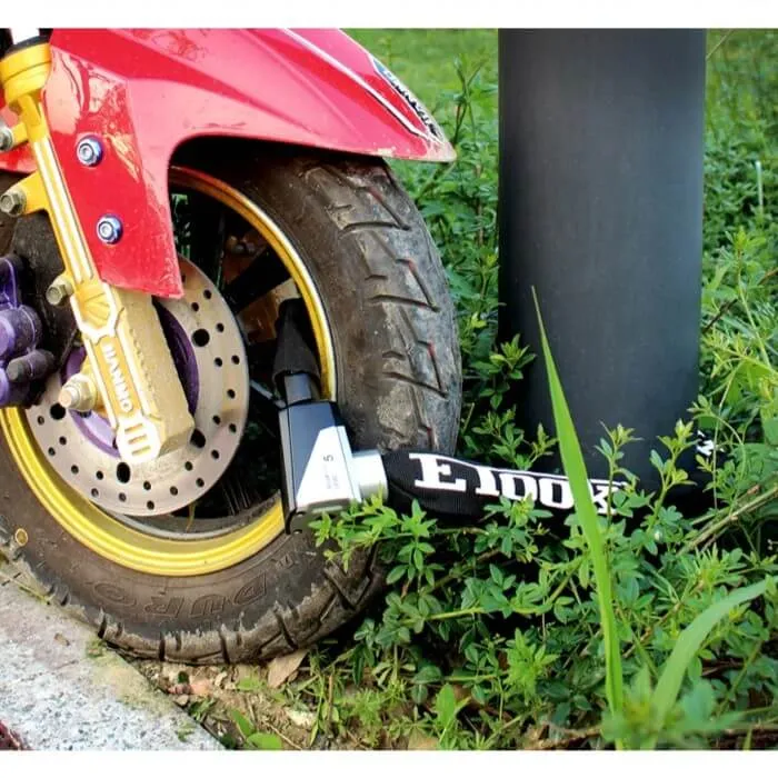 GripGuard™ | Antivol velo avec chaîne résistante et revêtement anti-rayures