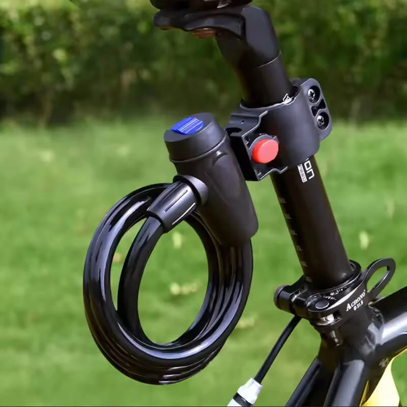 SecureLink™ | Antivol velo avec câble flexible et revêtement anti-rayures compact