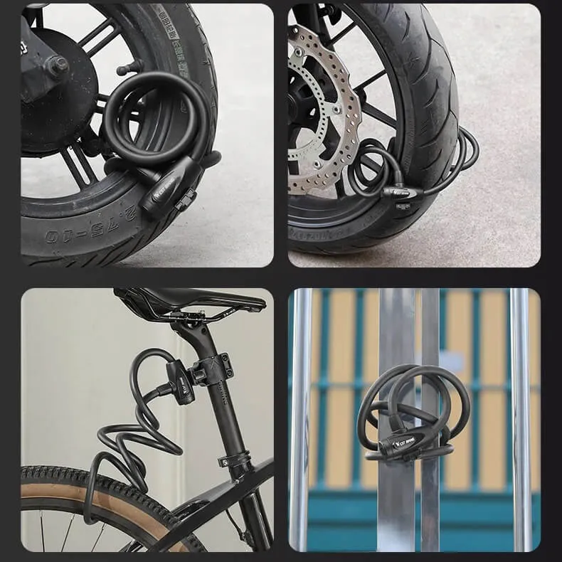 BoltGuard™ | Antivol velo avec câble résistant et revêtement anti-rayures facile à transporter