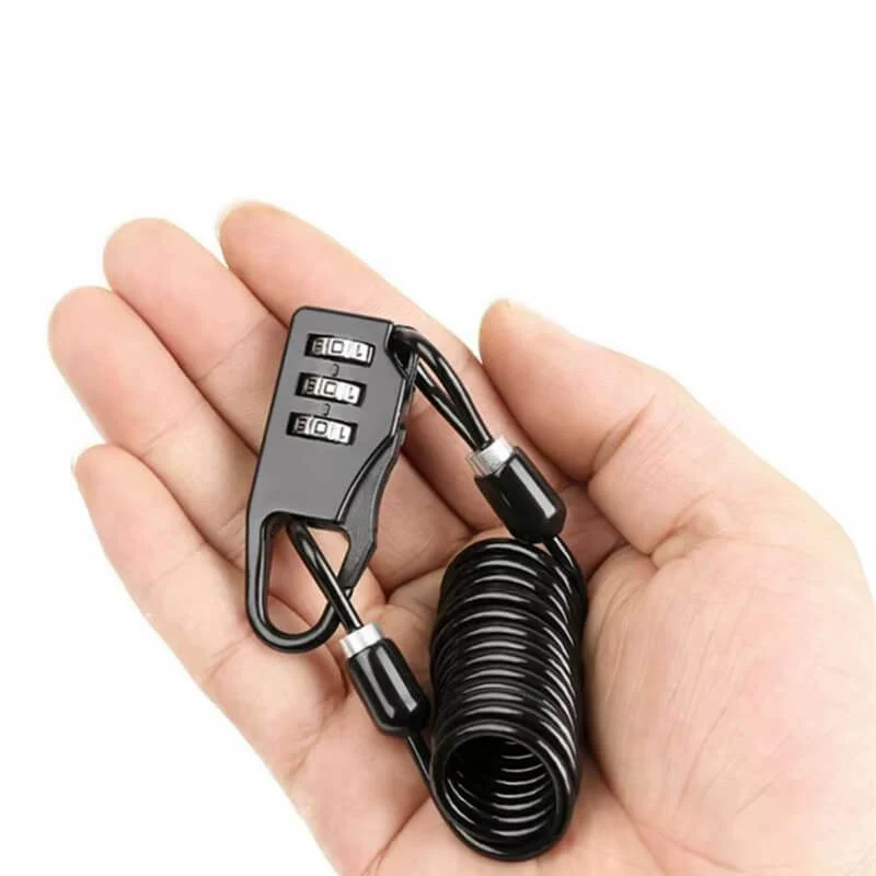 VeloClampLock™ | Mini antivol velo ultraléger à code et flexible pour sécurité quotidienne