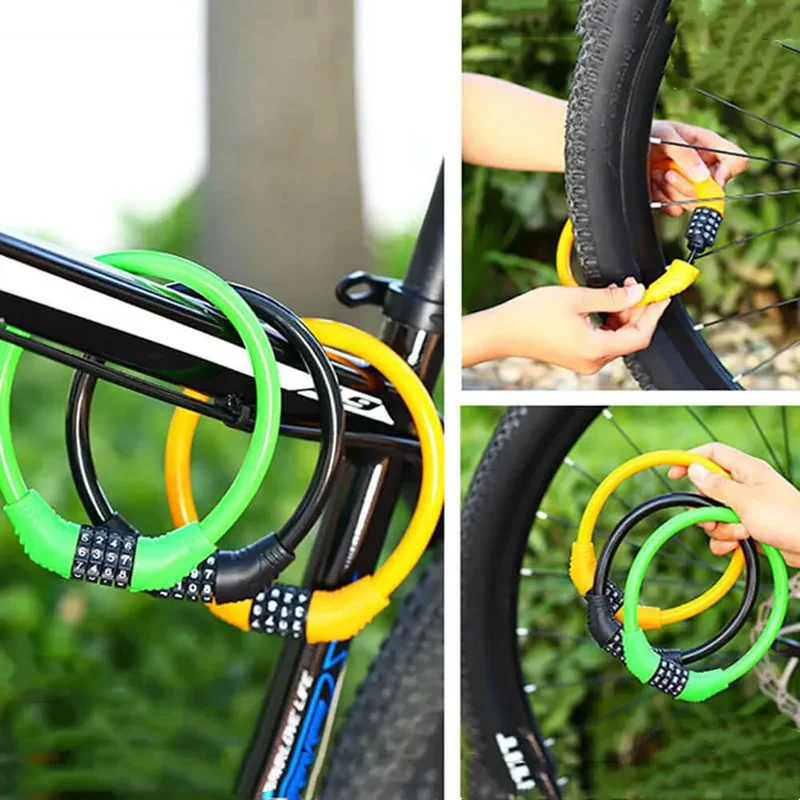 SafeSpin™ | Antivol velo compact avec verrouillage à code et protection anti-rayures
