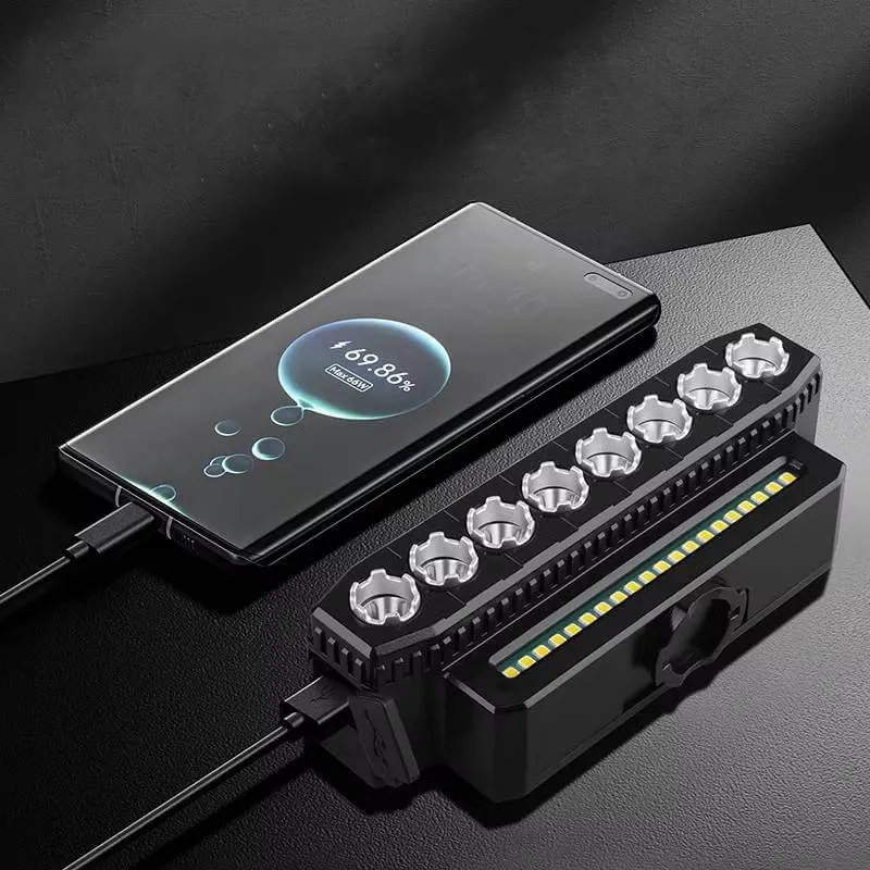 HaloTrack™ | Eclairage velo haute puissance avec klaxon intégré et batterie longue autonomie