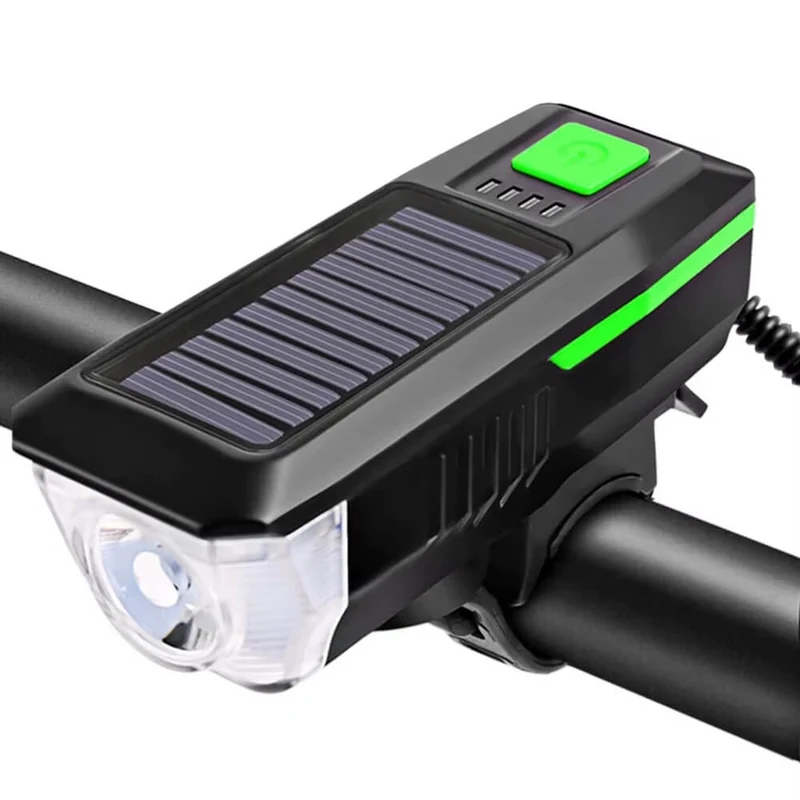 CycleFlare™ | Eclairage velo avec autonomie solaire et klaxon intégré pour une conduite sécurisée