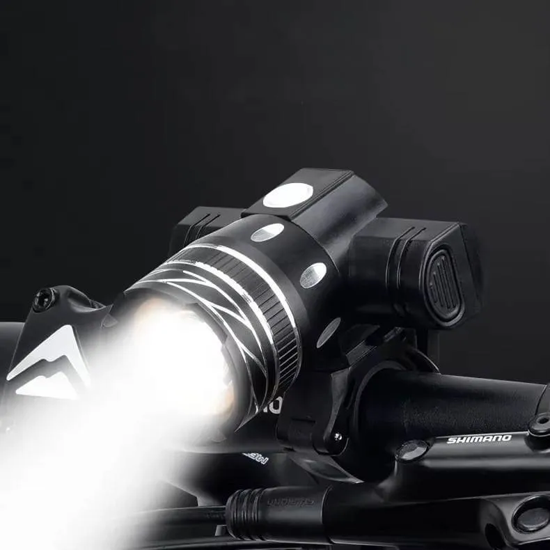 Lumenik™ | Eclairage velo avec zoom et étanche pour une conduite nocturne stable