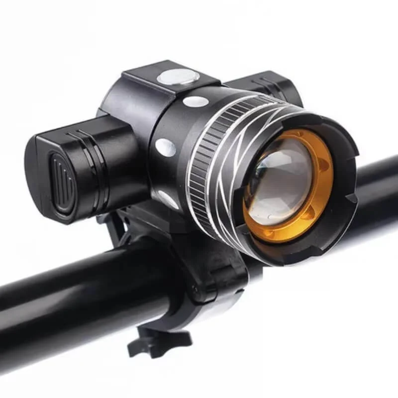 Lumenik™ | Eclairage velo avec zoom et étanche pour une conduite nocturne stable