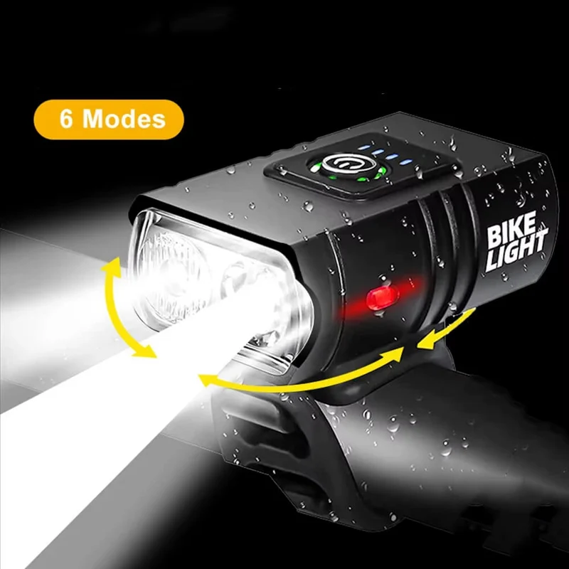 LumiX™ | Eclairage velo avec 6 modes d’éclairage et batterie rechargeable
