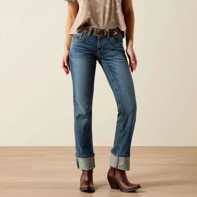Ariat Jeans Estelle Straight Leg Femme Canadian