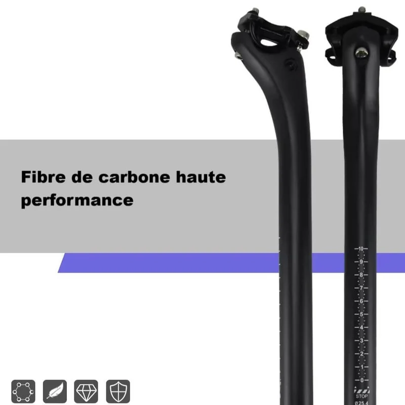 CoreStem™ | Tige de selle avec position ajustable et conduite plus stable