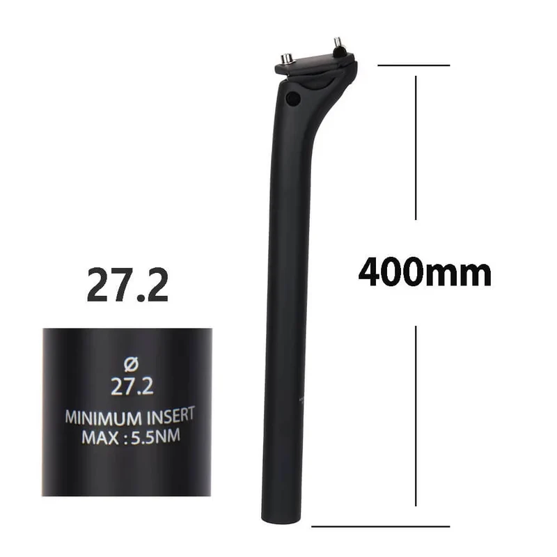 StraightTrack™ | Tige de selle en carbone légère avec maintien stable et confort longue distance