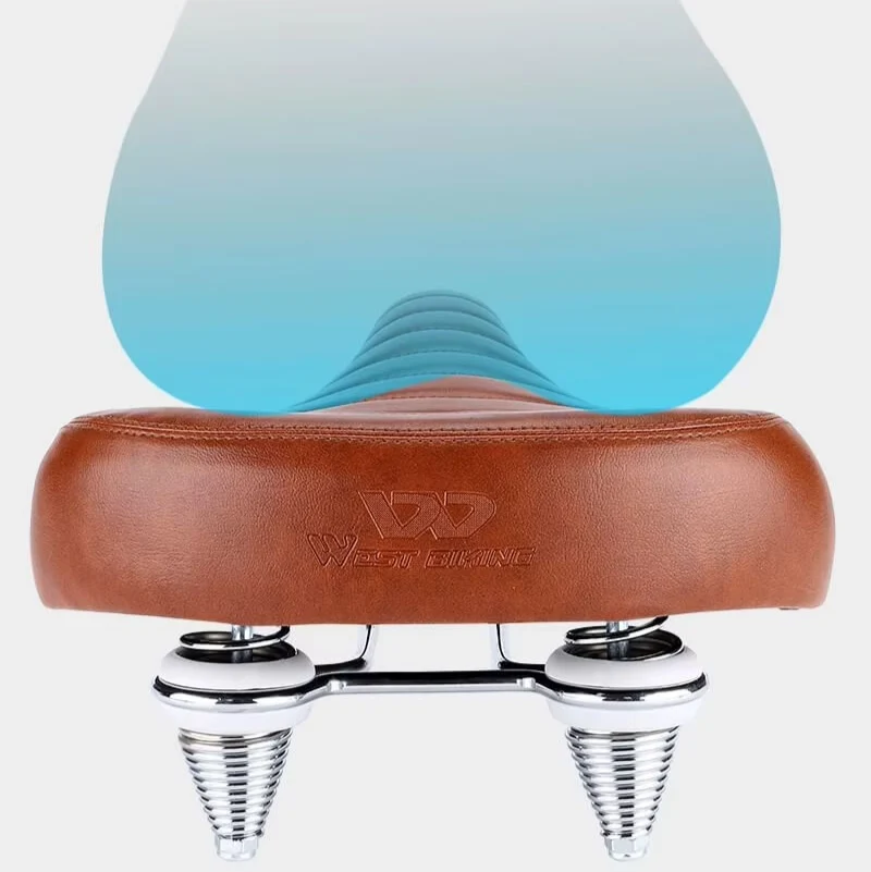 FlexCushion™ | Selle velo confort avec amorti haute densité et soutien anatomique
