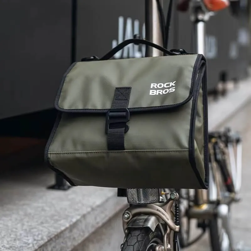 RideEase™ | Sacoche guidon vélo isotherme et extensible pour plus de liberté 4-7L